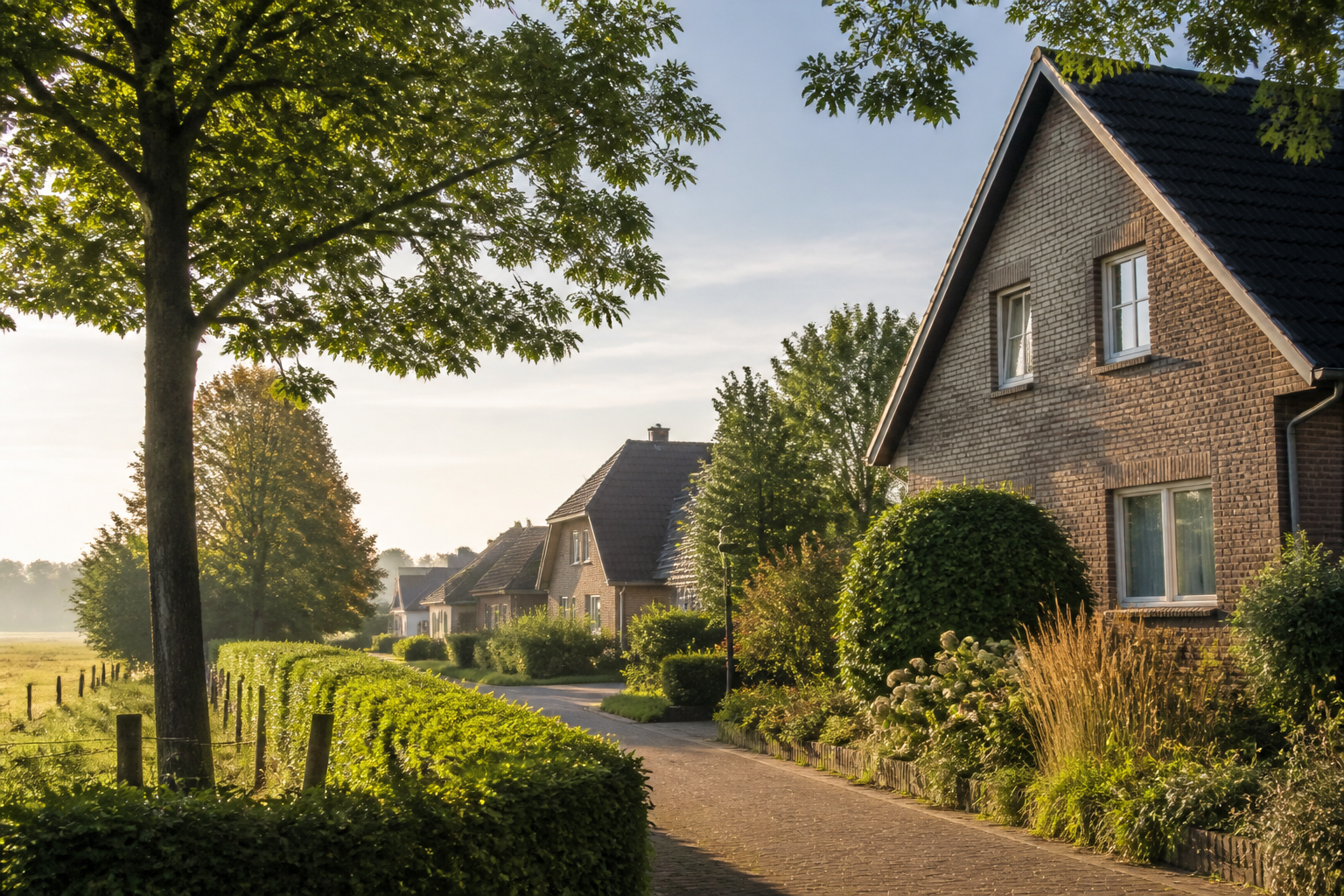Wohnhaus in grüner Umgebung in Goch